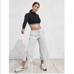 Athleta crop wide leg pants